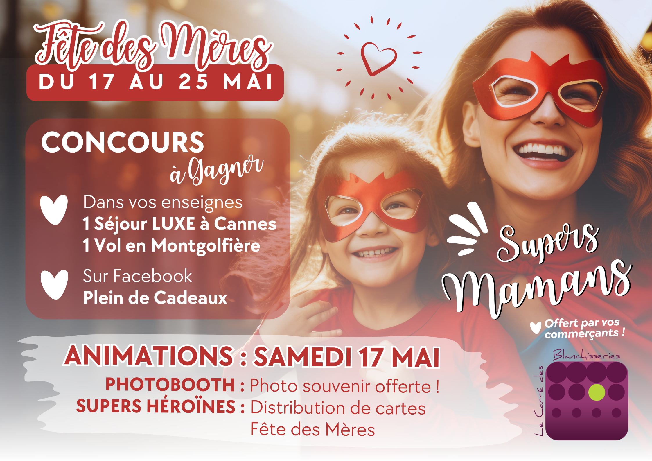 Célébrons les Supers Mamans au Carré des Blanchisseries !